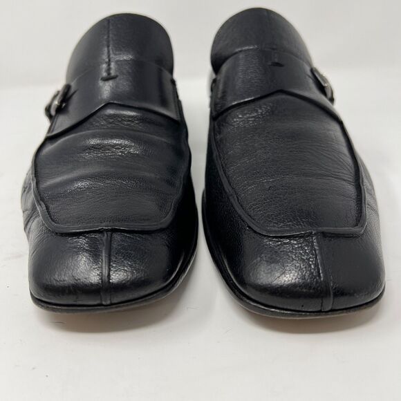 VINTAGE LUXURY PRADA BUSINESS LOAFER SHOES 2D0025 BLACK LEATHER US 9 - Picture 2 of 16